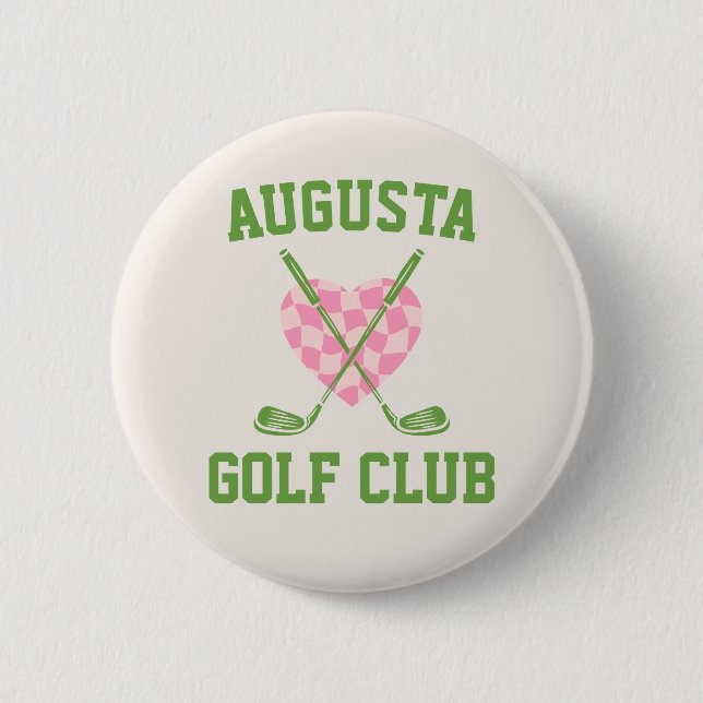 Badge Rond 5 Cm Club social de golf tendance (Devant)