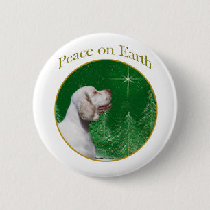 Badge Rond 5 Cm Clumber la paix espagnole
