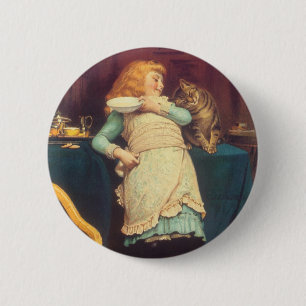 Badge Rond 5 Cm Coaxer mieux que Teasing Charles Burton Barber