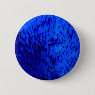 Badge Rond 5 Cm Cobalt Blue Earthenware