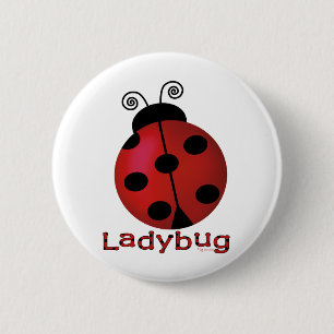 Badge Rond 5 Cm Coccinelle simple