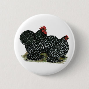 Badge Rond 5 Cm Cochin Mottled