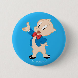 Badge Rond 5 Cm Cochon de porc Pose classique