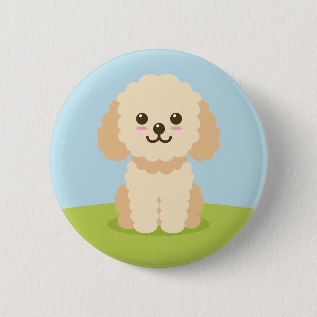 Badge Rond 5 Cm Cockapoo (Devant)