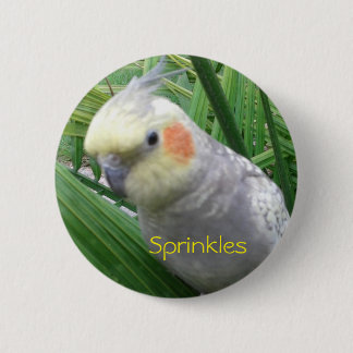 Badge Rond 5 Cm Cockatiel