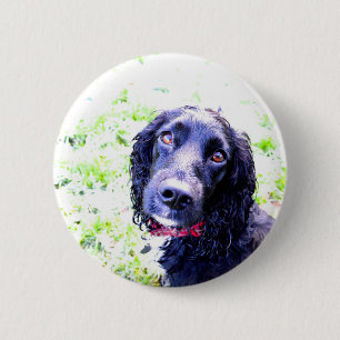 Badge Rond 5 Cm Cocker Spaniel