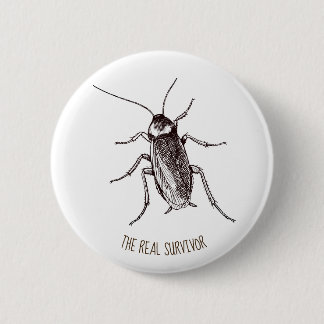 Badge Rond 5 Cm Cockroach