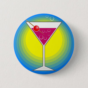 Badge Rond 5 Cm Cocktail