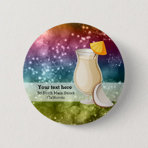 Badge Rond 5 Cm Cocktails