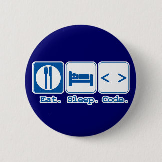 Badge Rond 5 Cm code de sommeil de l'utilisateur (html)