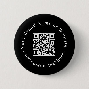 Badge Rond 5 Cm Code QR de concessionnaire   Marketing promotionne