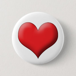 Badge Rond 5 Cm Coeur