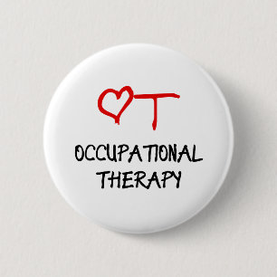Badge Rond 5 Cm Coeur d'OT