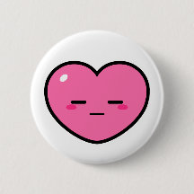 Coeur rose sans expression