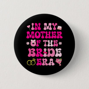 Badge Rond 5 Cm Cœurs de fleurs mariage dans ma mère de la