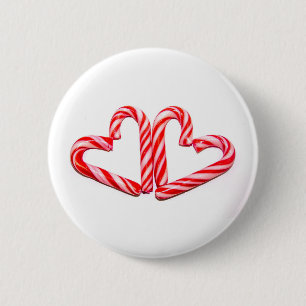 Badge Rond 5 Cm Coeurs de sucre de canne
