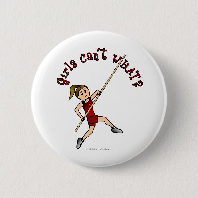 Badge Rond 5 Cm Coffre-fort - Rouge (clair) (Devant)