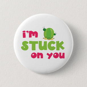 Badge Rond 5 Cm Coincé sur toi
