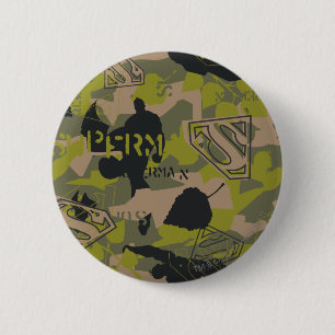 Badge Rond 5 Cm Collage Camouflage
