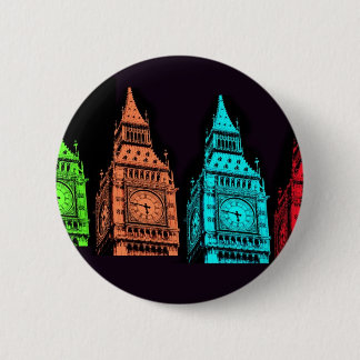 Badge Rond 5 Cm Collage de Big Ben