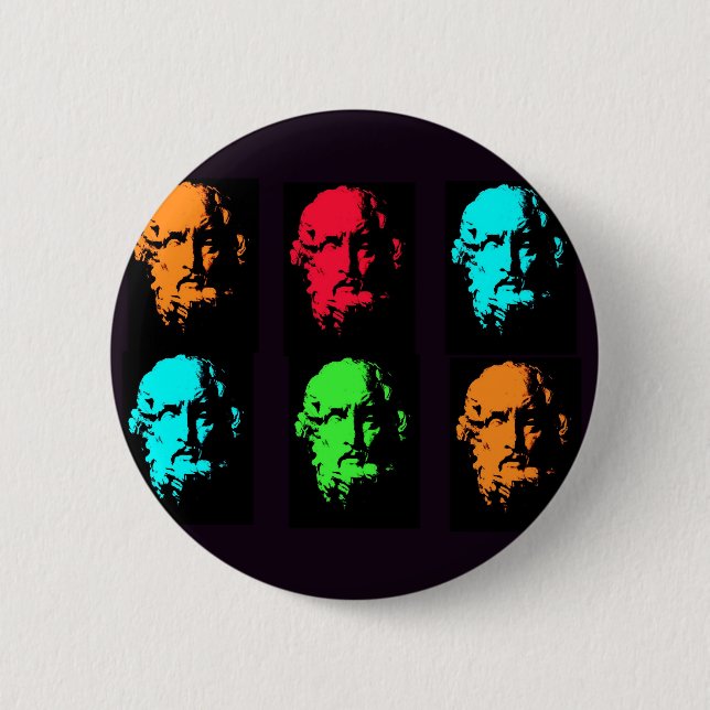 Badge Rond 5 Cm Collage de Homer (Devant)