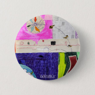 Badge Rond 5 Cm collage_flower_button