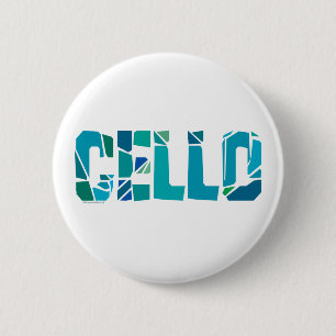 Badge Rond 5 Cm Colle fissurée