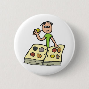 Badge Rond 5 Cm Collecte de pièces