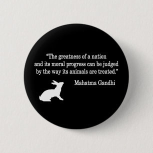 Badge Rond 5 Cm Collection de devis Mahatma Gandhi