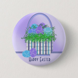 Badge Rond 5 Cm Collection de panier de Pâques