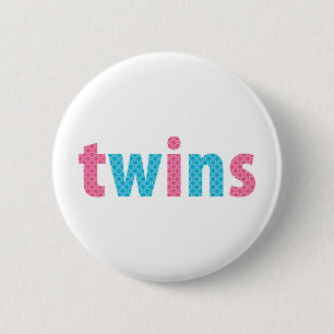 Badge Rond 5 Cm COLLECTION DE VINS - mélange {aqua + rose}