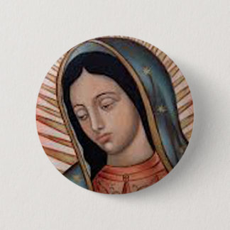 BADGE ROND 5 CM COLLECTION DE VIRGEN DE GUADALUPE
