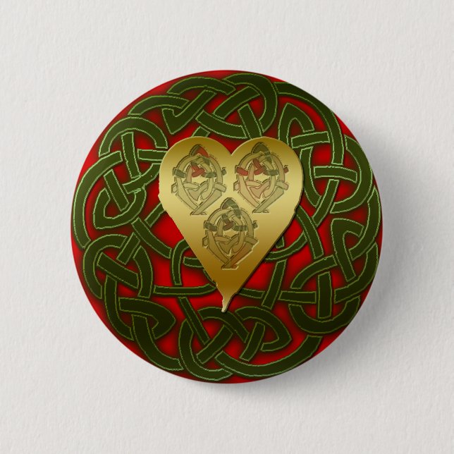 Badge Rond 5 Cm Collection KNOTS CELTIQUE (Devant)