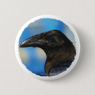 Badge Rond 5 Cm Collection NOIR RAVEN