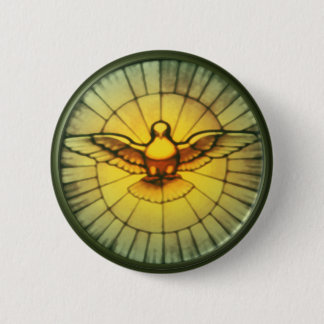 Badge Rond 5 Cm Colombe du Saint-Esprit