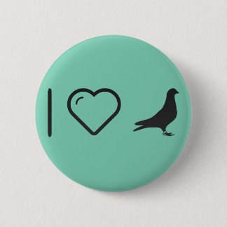 Badge Rond 5 Cm Colombes fraîches