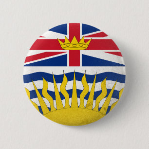 Badge Rond 5 Cm Colombie-Britannique