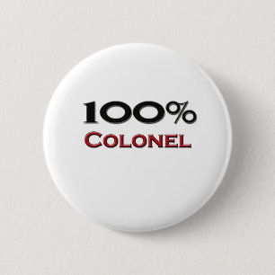 Badge Rond 5 Cm Colonel de 100 pour cent