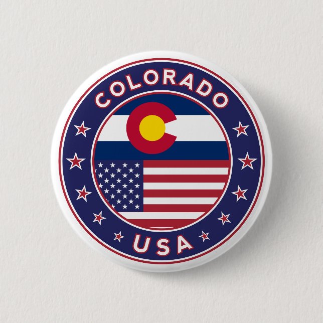 Badge Rond 5 Cm Colorado (Devant)