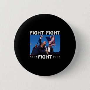 Badge Rond 5 Cm Combat Combat Combat Trump Votez Trump