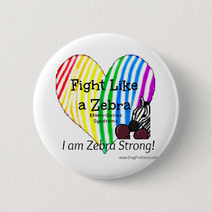 Badge Rond 5 Cm Combat comme un bouton de conscience