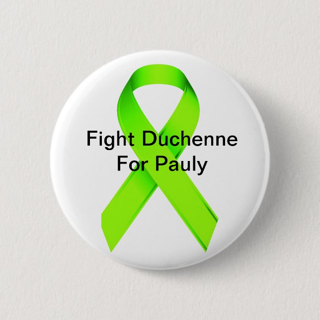 Badge Rond 5 Cm Combat Duchenne pour le bouton de collecteur de (Devant)