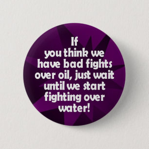 Badge Rond 5 Cm Combats au-dessus de l'eau