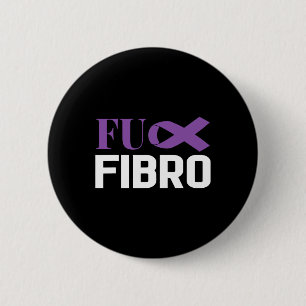 Badge Rond 5 Cm Combattant de la sensibilisation à la fibromyalgie