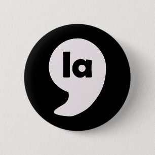 Badge Rond 5 Cm Comma La Kamala Harris Pour L'Élection De Présiden