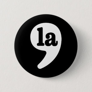 Badge Rond 5 Cm Comma La Kamala Harris Pour L'Élection De Présiden