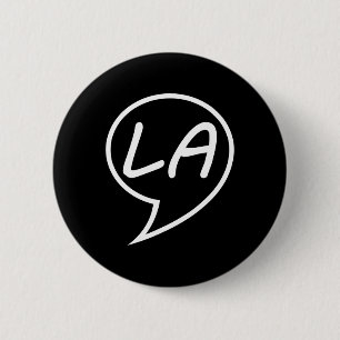 Badge Rond 5 Cm Comma La Kamala Harris Pour Président 2024 1