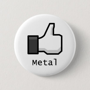 Badge Rond 5 Cm Comme le métal