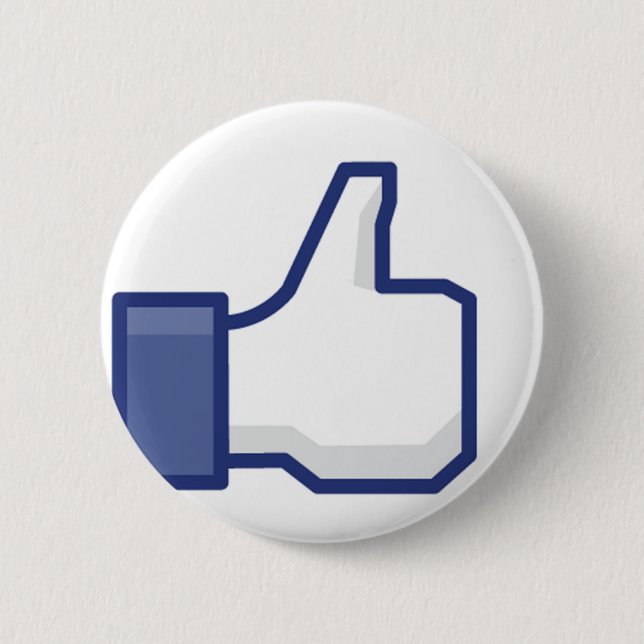 Badge Rond 5 Cm Comme main (Devant)