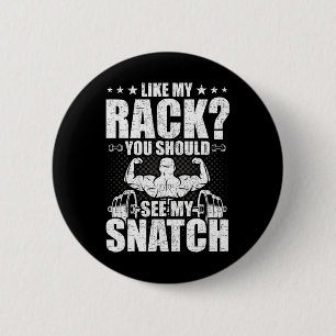 Badge Rond 5 Cm Comme Mon Rack, Vous Devriez Voir Mon Bodybuilding